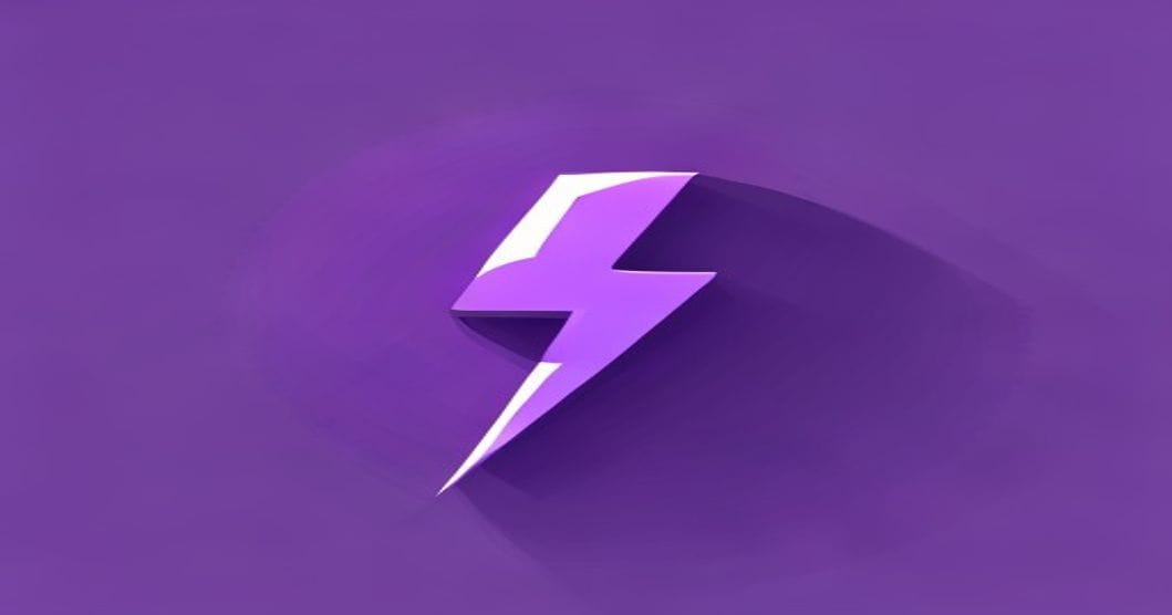CapCut IA 2026 icône lecture éclair réseaux sociaux abstract violet