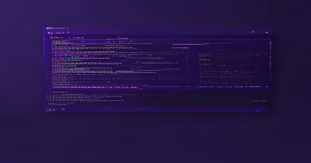 GitHub Copilot vs Cursor accolades code ligne curseur abstract violet vert