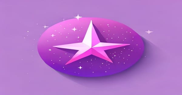 Guide Canva IA 2026 icône palette étoiles magic abstract violet rose