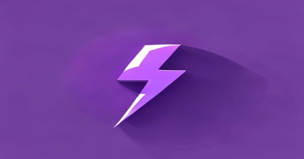 CapCut IA 2026 icône lecture éclair réseaux sociaux abstract violet