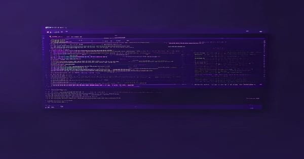 GitHub Copilot vs Cursor accolades code ligne curseur abstract violet vert