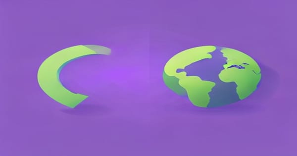 Comparatif Grammarly coche vs LanguageTool globe icônes abstract violet vert