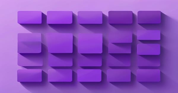 Guide Notion AI 2026 icône base de données blocs abstract violet