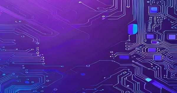 Guide Stable Diffusion débutant 2026 circuit pinceau abstract violet bleu